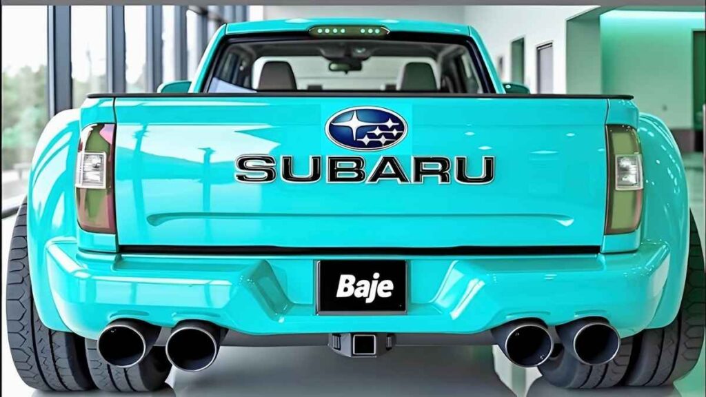 Subaru Baja Revealed Adventure Ready Pickup with Innovative Features