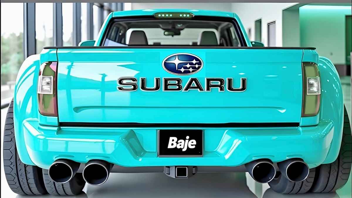 Subaru Baja Revealed Adventure Ready Pickup with Innovative Features