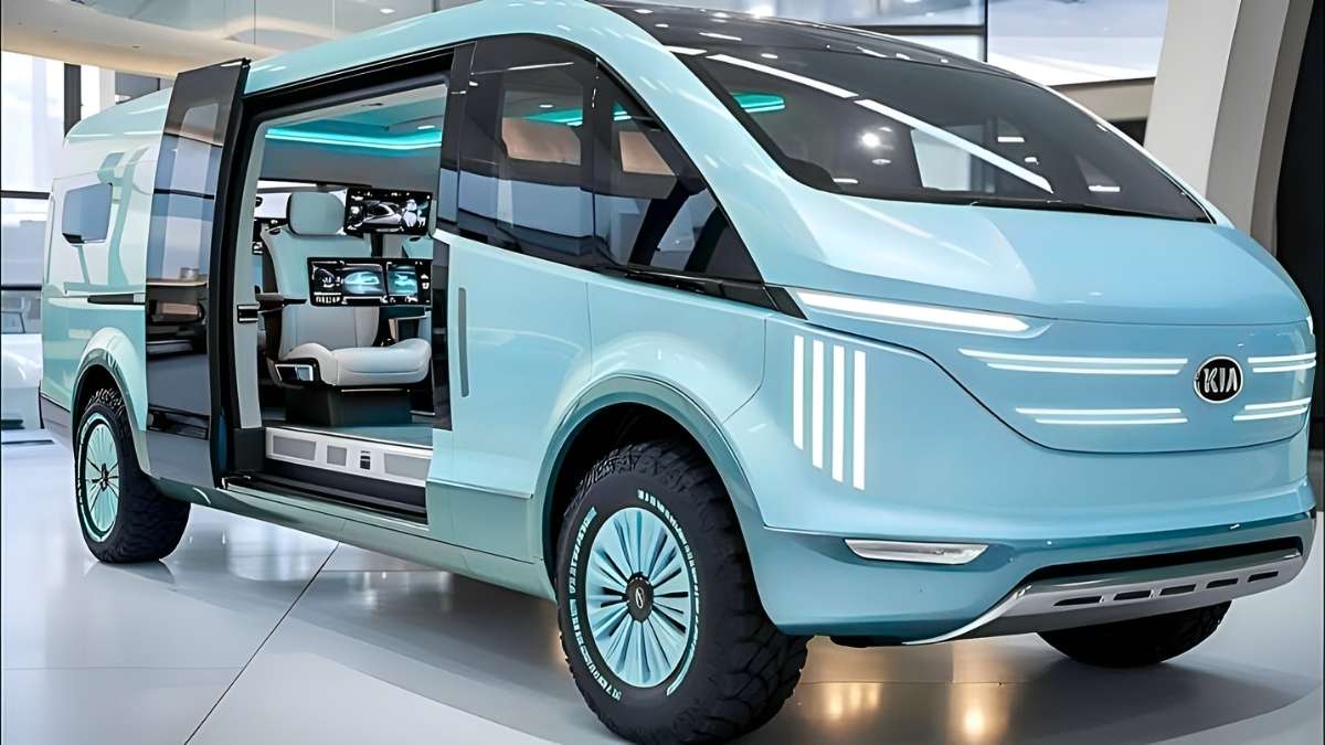 Kia Camper Van Unveiled with Travel Focused Design and Smart Living Space